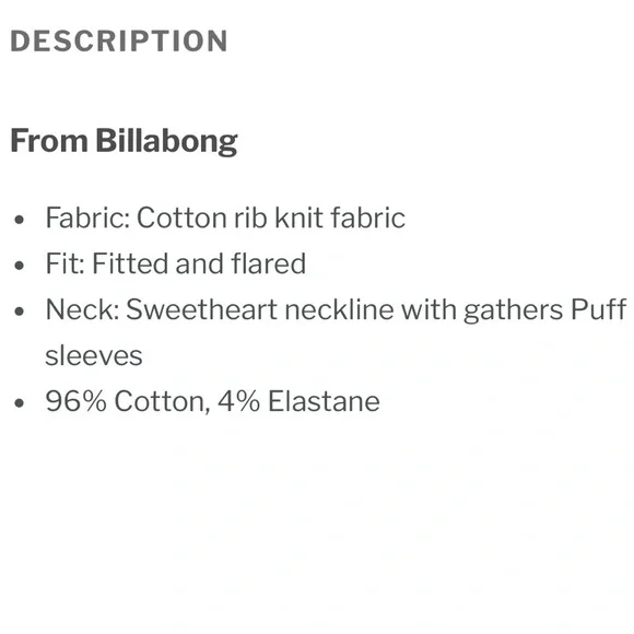 NWT, Billabong Forever Girly Fit & Flare Floral Mini Dress, Size Small - Picture 14 of 14